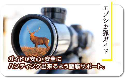 エゾシカ猟ガイド